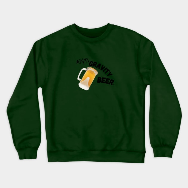 Anti Gravity Beer(c) By Abby Anime Crewneck Sweatshirt by Abby Anime